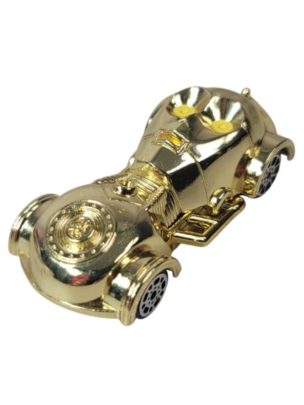Disney Racers C3PO Character Car Star Wars Gold 2.5" 1:64 Scale Diecast 2007